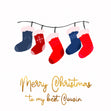 Merry Christmas Cousin Christmas Stockings