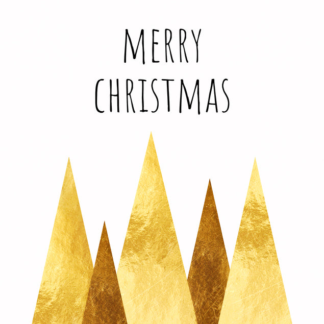 Merry Christmas Golden Rocks Season_Christmas Style_Modern