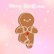 Merry Christmas Lovely Gingerbread Man