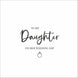 Daughter Wedding Day Card