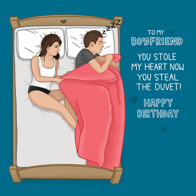 Happy Birthday Boyfriend You Stole My Heart Card Occasion_Birthday Recipient_For Boyfriend