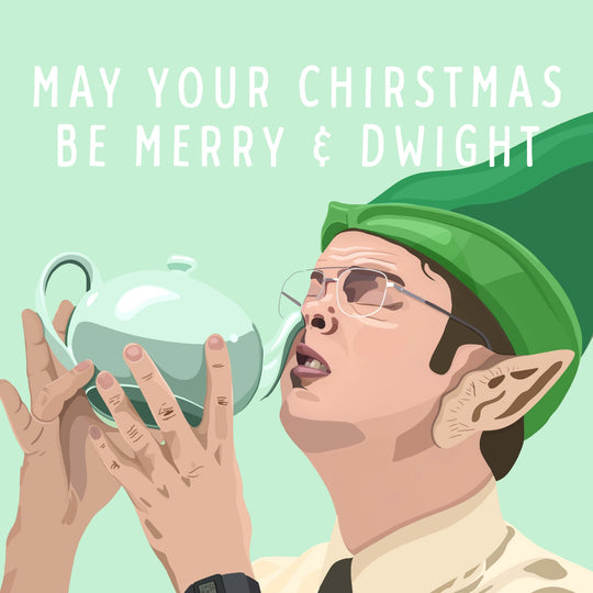 Merry and Dwight Christmas Card