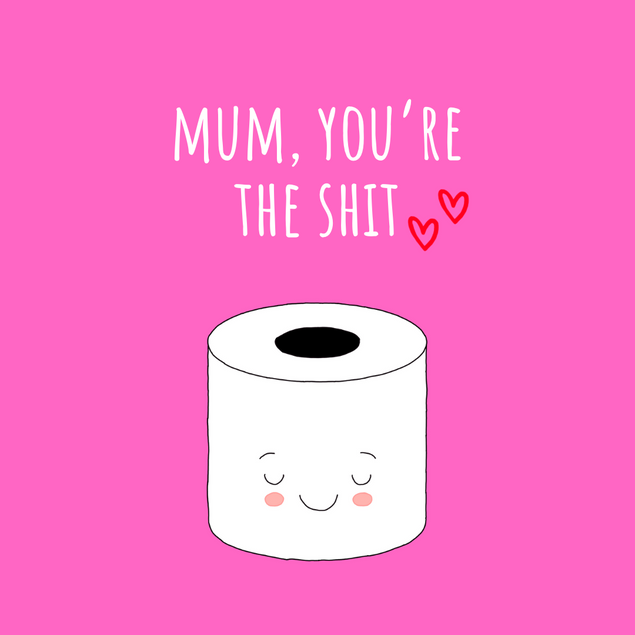 Funny rude Mother’s Day mum card for her - 1