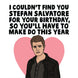 Stefan Salvatore Card
