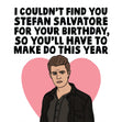 Stefan Salvatore Card