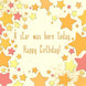 A Star Was Born Today Card