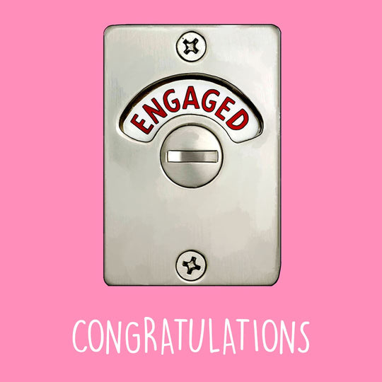 Engaged Congratulations Card