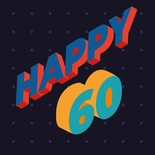 Happy 60 Card