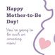 Happy Mother-To-Be Day Amazing Mom Card