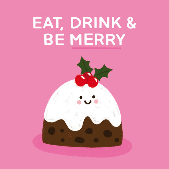 Eat, Drink & Be Merry Christmas Card