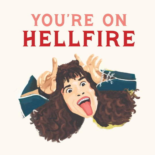 Eddie Munson Hellfire Card