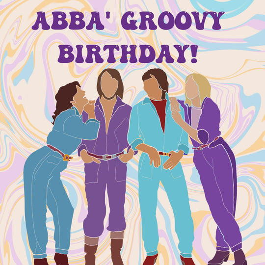 Abba Groovy Birthday! Card