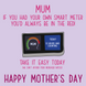 Mum, Take It Easy Today Mother's Day Card