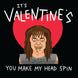 It's Valentine's You Make My Head Spin Exorcist Card