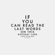 Eye test birthday card - 1