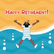 Happy Retirement Funny Man Card