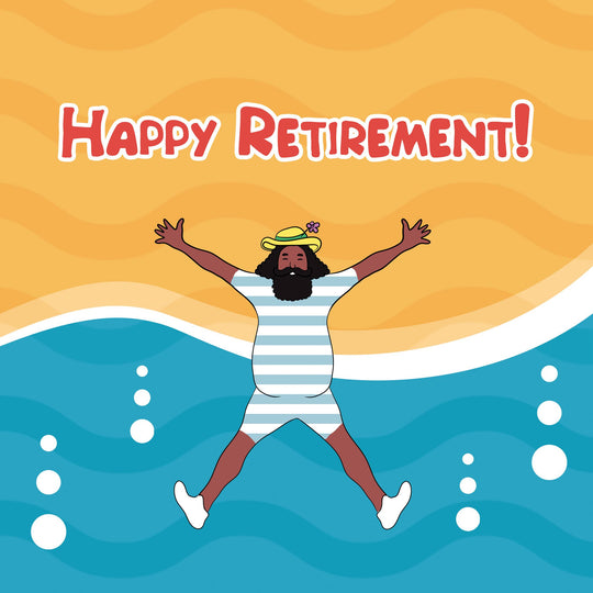 Happy Retirement Funny Man Card