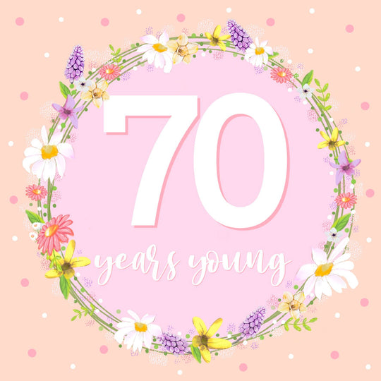 70 Years Young Card