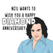 Happy Diamond Anniversary Card