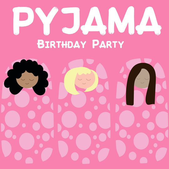 Pyjama Birthday Pink Card