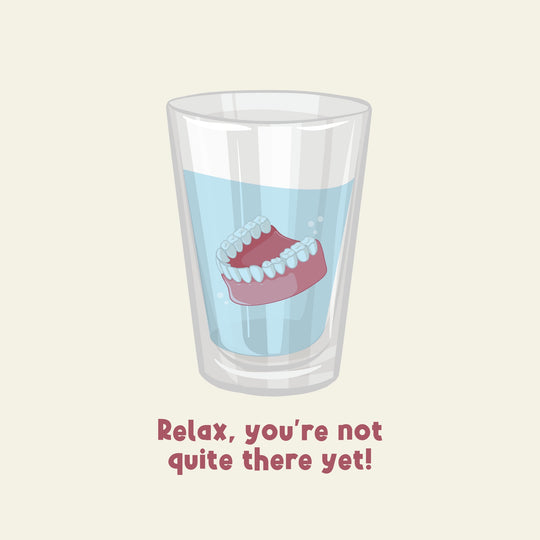 False Teeth Birthday Card