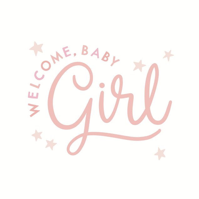 Welcome Baby Girl Card