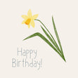 Cute Yellow Flower Happy Birthday