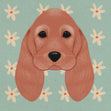 Spaniel Dog Card
