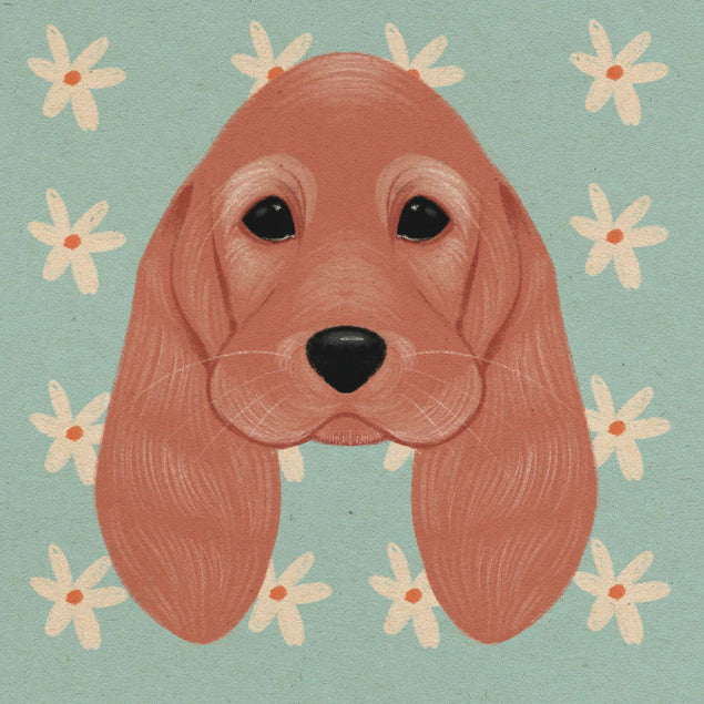 Spaniel Dog Card
