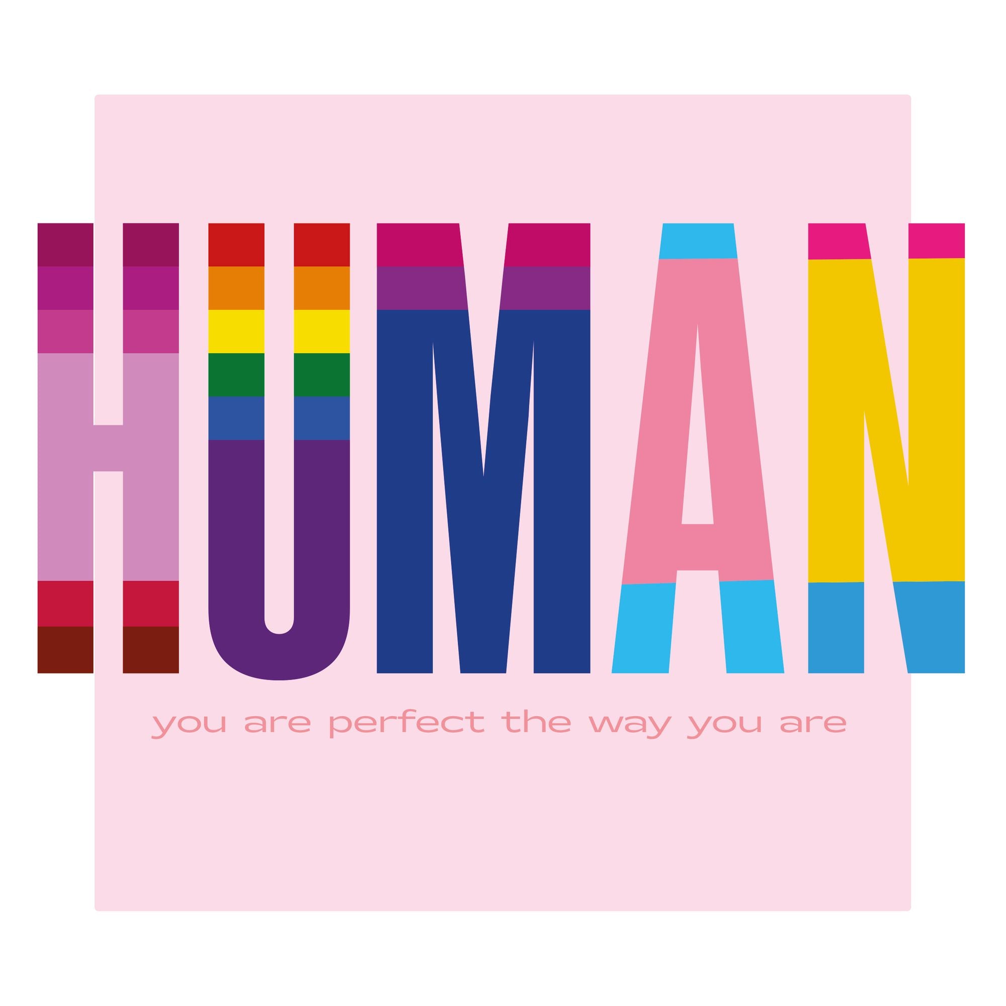 Human You Are Perfect Card – Boomf