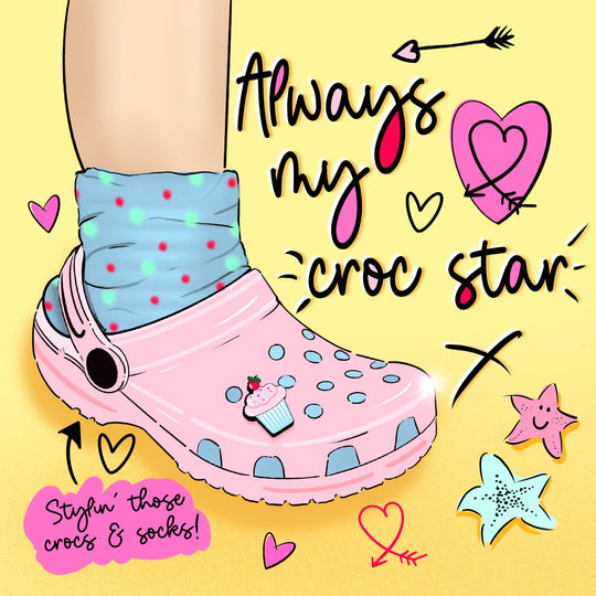 Always my Croc star Card