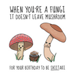 Mushroom Pun Birthday  - 1