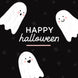 Cute Ghosts Halloween Card