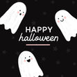 Cute Ghosts Halloween Card