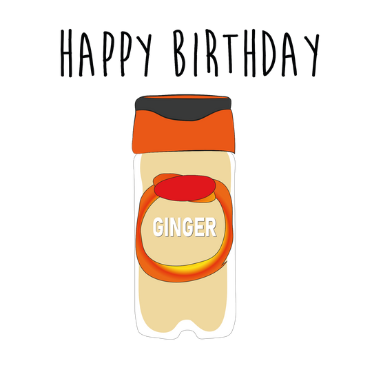 Happy Birthday Ginger Card
