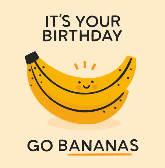 Go Bananas Birthday Card
