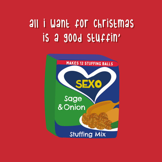 Good Stuffin' Christmas Card