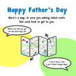 Google Maps Father's Day Greeting Card - 1