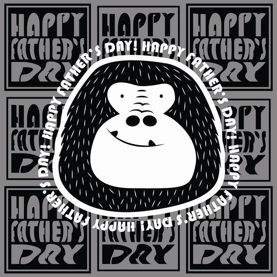 Gorilla Father's Day Card