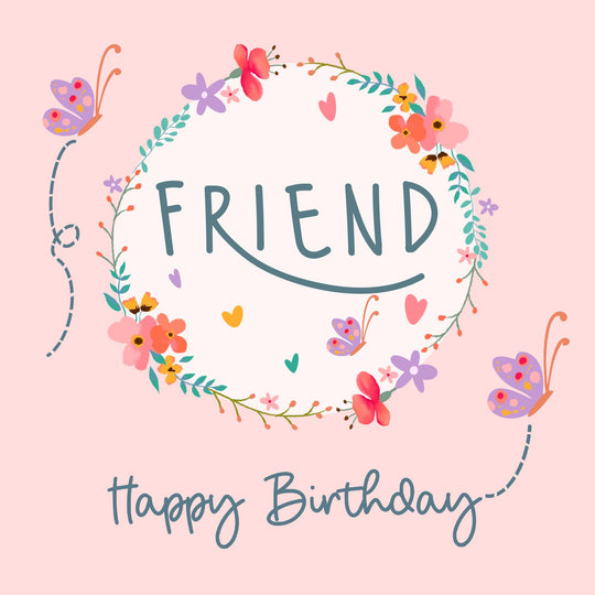 Friend Happy Birthday Card