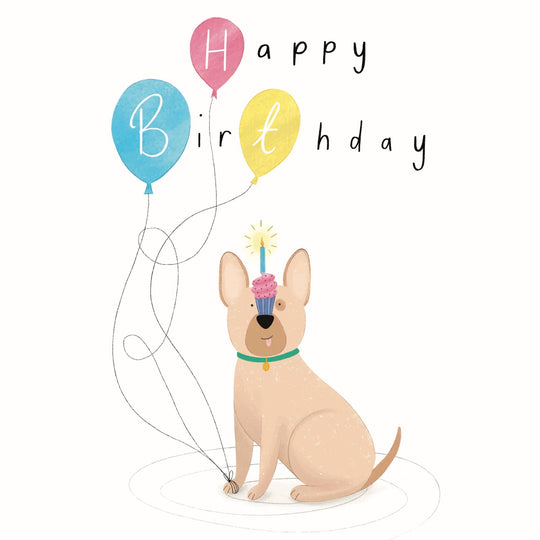 Happy Birthday Bulldog Card