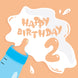 Baby Milk Happy 2nd Birthday