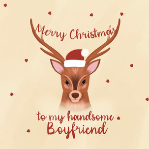 Merry Christmas Boyfriend Card