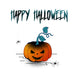 Evil Pumpkin Happy Halloween