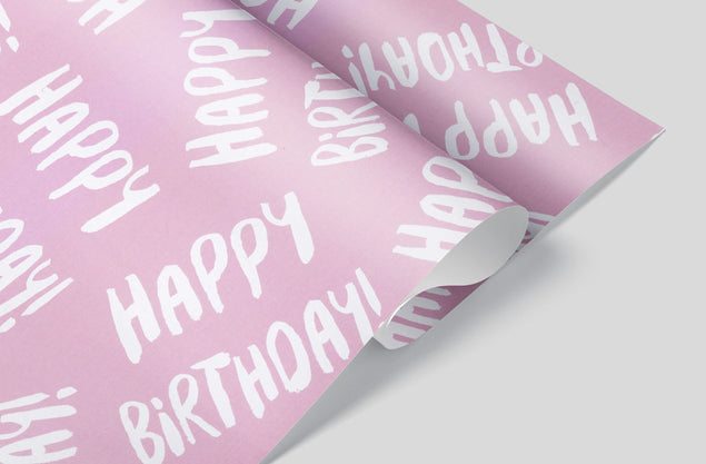 Happy birthday girl wrap