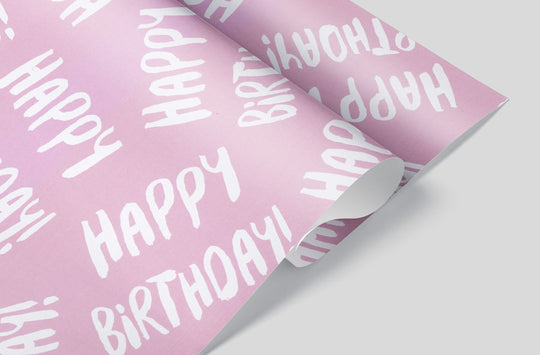 Happy birthday girl wrap