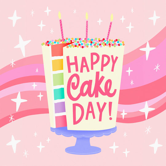 Happy Cake Day Card