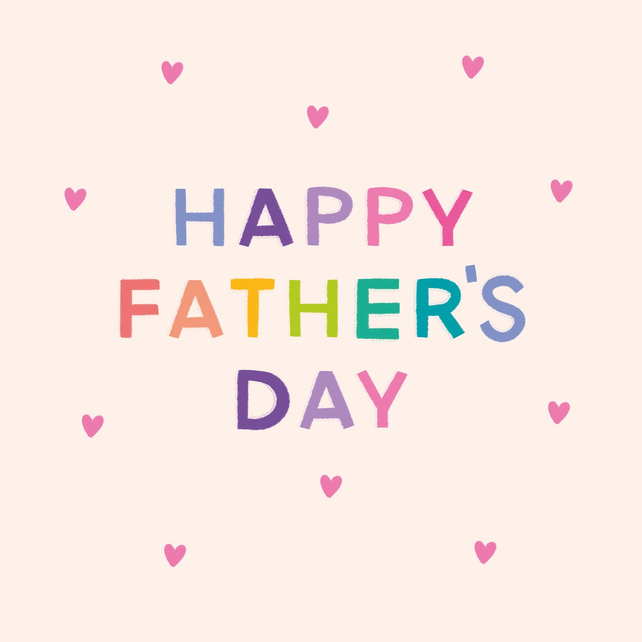 Cute Little Hearts Father's Day Card – Boomf