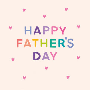 Colourful Happy Father Day Card - 1