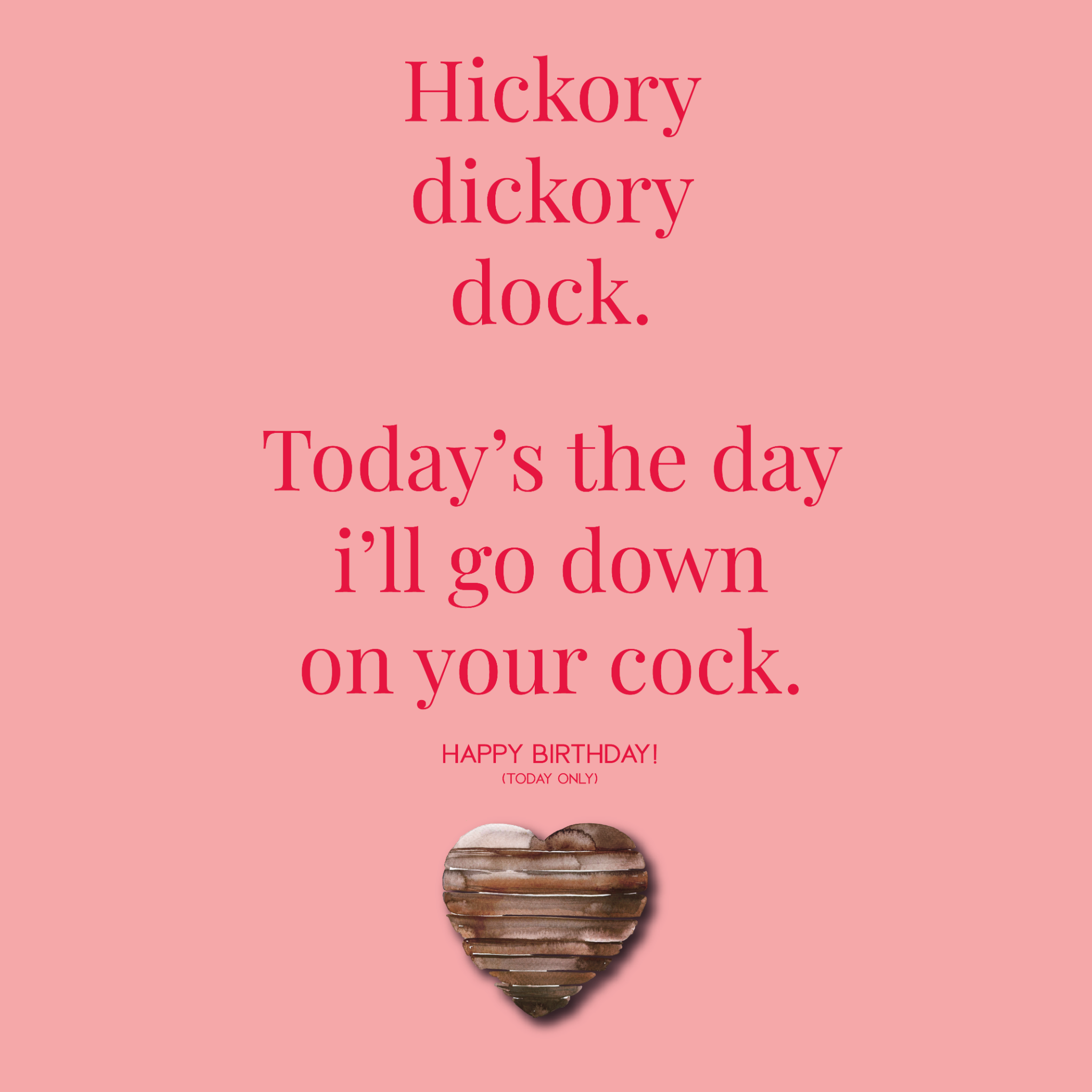 Hickory Dickory Cock Card Boomf